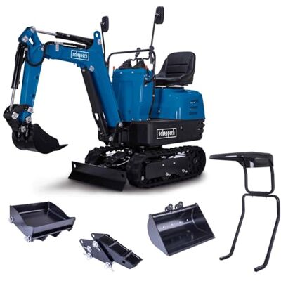 Scheppach Mini-Pelle Thermique excavatrice MB850-8.5 CV 306 cm³ - Publicité Scheppach Mini-Pelle Thermique excavatrice MB850-8.5 CV 306 cm³ - Publicité