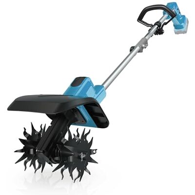 Mainen Motoculteur sans fil compatible avec batterie Makita 18 V (outil uniquement), motoculteur de jardin électrique avec 360 tr/min, largeur de labour de 22,9 cm et profondeur de 16,6 cm pour culture de - Publicité Mainen Motoculteur sans fil compatible avec batterie Makita 18 V (outil uniquement), motoculteur de jardin électrique avec 360 tr/min, largeur de labour de 22,9 cm et profondeur de 16,6 cm pour culture de - Publicité