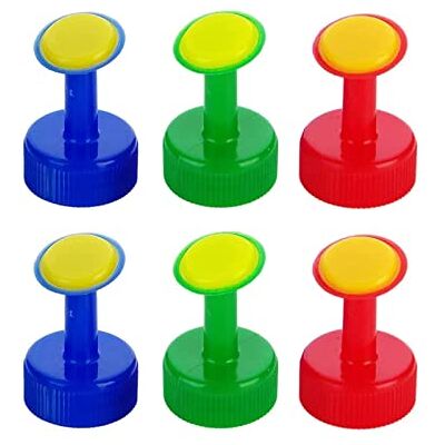 Amacoam Embout Darrosage pour Bouteille Bouteille Top Arrosage en Plastique Appareil d'arrosage pour 28mm Bouteilles Dessus Watering Graine Seedling Jardin Irrigation 6 Pièces (Couleur Aléatoire) - Publicité Amacoam Embout Darrosage pour Bouteille Bouteille Top Arrosage en Plastique Appareil d'arrosage pour 28mm Bouteilles Dessus Watering Graine Seedling Jardin Irrigation 6 Pièces (Couleur Aléatoire) - Publicité