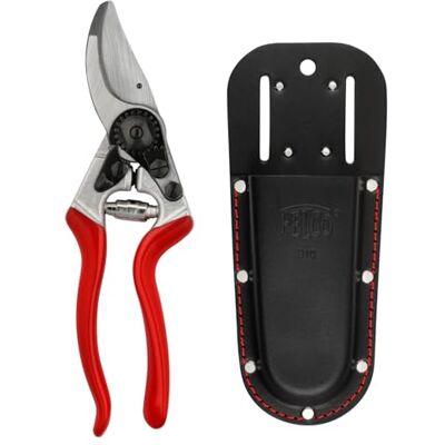 FELCO Ensemble sécateur 8 pour grandes mains + étui en cuir noir 910 BLACK, précision suisse - Publicité FELCO Ensemble sécateur 8 pour grandes mains + étui en cuir noir 910 BLACK, précision suisse - Publicité