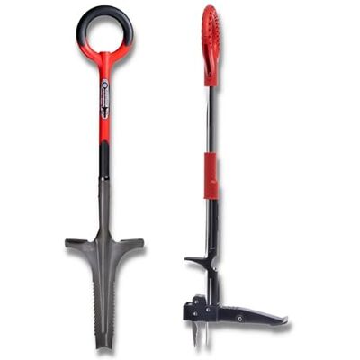 ROOTSLAYER - Désherbeur V-lame - Rouge - Acier au carbone - Désherbeur - Publicité ROOTSLAYER - Désherbeur V-lame - Rouge - Acier au carbone - Désherbeur - Publicité