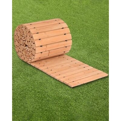 VEVOR Chemin de Jardin en Bois, 727x43 cm, Allée de Jardin Droite Déroulante Antidérapante Décorative en Cèdre avec Connexion par Câble Métallique, pour Fêtes, Mariages, Cour, Terrasse, Extérieur - Publicité VEVOR Chemin de Jardin en Bois, 727x43 cm, Allée de Jardin Droite Déroulante Antidérapante Décorative en Cèdre avec Connexion par Câble Métallique, pour Fêtes, Mariages, Cour, Terrasse, Extérieur - Publicité