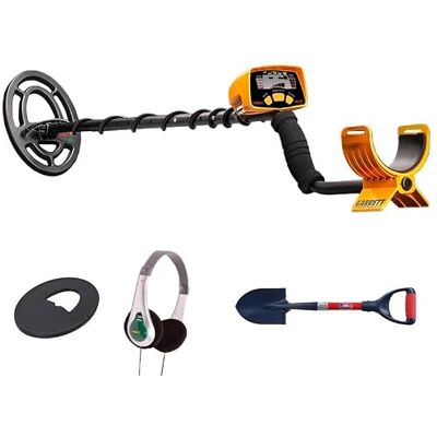 Garrett Metal Detectors Garrett Detecteur De Metaux Ace 150 Livre Avec Son Protege Disque + Casque Filaire Pliable + Pelle Big Foot - Publicité Garrett Metal Detectors Garrett Detecteur De Metaux Ace 150 Livre Avec Son Protege Disque + Casque Filaire Pliable + Pelle Big Foot - Publicité
