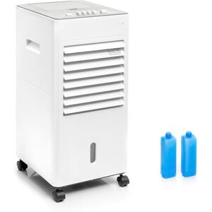 CELLUSTOP Climatiseur évaporation Portable, 5 Litres, 3 vitesses, Double Réservoir Amovible, Blocs réfrigérants, Filtre Lavable, Roues pivotantes 360°, Flux d’air Orientable, Silencieux ≤65 dB, 65 Watts - Publicité CELLUSTOP Climatiseur évaporation Portable, 5 Litres, 3 vitesses, Double Réservoir Amovible, Blocs réfrigérants, Filtre Lavable, Roues pivotantes 360°, Flux d’air Orientable, Silencieux ≤65 dB, 65 Watts - Publicité