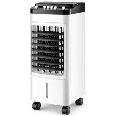 Cxlly Rafraîchisseur d'Air Portable pour Maison, Refroidisseur d'Air Évaporatif 3-en-1,4 Packs de Glace, 3 Vitesses, Oscillation 120°, Ultra Silencieux pour Chambre, Salon, Bureau - Publicité Cxlly Rafraîchisseur d'Air Portable pour Maison, Refroidisseur d'Air Évaporatif 3-en-1,4 Packs de Glace, 3 Vitesses, Oscillation 120°, Ultra Silencieux pour Chambre, Salon, Bureau - Publicité