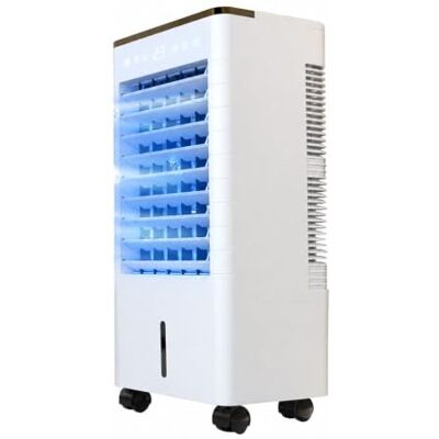 FQWYNMZ Climatiseurs Portables 3 en 1, Refroidisseur D'air, Ventilateur à Refroidissement Évaporatif à 3 Vitesses, Minuterie 12 Heures, Commande Tactile et Télécommande, 4 Roulettes - Publicité FQWYNMZ Climatiseurs Portables 3 en 1, Refroidisseur D'air, Ventilateur à Refroidissement Évaporatif à 3 Vitesses, Minuterie 12 Heures, Commande Tactile et Télécommande, 4 Roulettes - Publicité