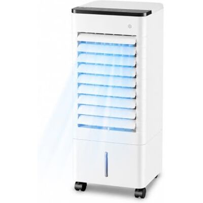 FQWYNMZ Refroidisseur D'Air Évaporatif, Climatiseur Portable à 3 Modes de Vent, Oscillation à 90°, Grand Réservoir D'eau de 9L, 4 Roulettes, Refroidissement Rapide, Refroidisseur Humide - Publicité FQWYNMZ Refroidisseur D'Air Évaporatif, Climatiseur Portable à 3 Modes de Vent, Oscillation à 90°, Grand Réservoir D'eau de 9L, 4 Roulettes, Refroidissement Rapide, Refroidisseur Humide - Publicité