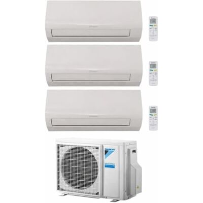 Climatiseur Daikin Sensira Triplex - 9000+9000+12000BTU, 2.5kW+2.5kW+3.5kW, Wi-Fi - Publicité Climatiseur Daikin Sensira Triplex - 9000+9000+12000BTU, 2.5kW+2.5kW+3.5kW, Wi-Fi - Publicité