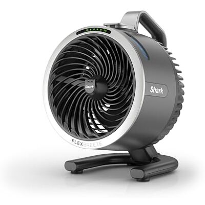 Shark FlexBreeze HydroGo Ventilateur portable ultra puissant avec brume intérieure + extérieure jusqu'à 70 pieds de portée, avec câble et sans fil, jusqu'à 12 heures, batterie, 5 vitesses, brumisation - Publicité Shark FlexBreeze HydroGo Ventilateur portable ultra puissant avec brume intérieure + extérieure jusqu'à 70 pieds de portée, avec câble et sans fil, jusqu'à 12 heures, batterie, 5 vitesses, brumisation - Publicité