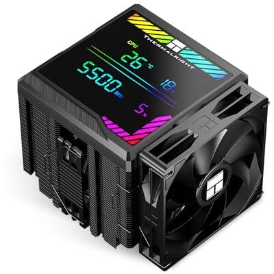 Thermalright TR Peerless Assassin 140 Digital Black Refroidisseur de processeur à air avec 6 caloducs, couvercle d'affichage magnétique, double tours et ventilateurs, pour AM4/AM5 et Intel lga1700 - Publicité Thermalright TR Peerless Assassin 140 Digital Black Refroidisseur de processeur à air avec 6 caloducs, couvercle d'affichage magnétique, double tours et ventilateurs, pour AM4/AM5 et Intel lga1700 - Publicité