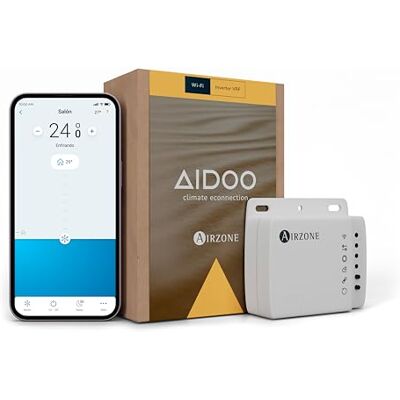 AIRZONE – Contrôle WiFi Aidoo pour climatisation – Compatible avec Toshiba AZAI6WSCTOS – Télécommande et Programmation Via Application – Compatible Google Home et Alexa - Publicité AIRZONE – Contrôle WiFi Aidoo pour climatisation – Compatible avec Toshiba AZAI6WSCTOS – Télécommande et Programmation Via Application – Compatible Google Home et Alexa - Publicité