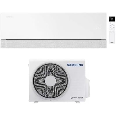 Samsung WindFree™ Première (Nouveauté 2026) – Climatiseur monosplit 12000 BTU avec Wi-Fi intégré, Intelligence Artificielle (IA), refroidissement sans courants d’air, A+++, Essential White - Publicité Samsung WindFree™ Première (Nouveauté 2026) – Climatiseur monosplit 12000 BTU avec Wi-Fi intégré, Intelligence Artificielle (IA), refroidissement sans courants d’air, A+++, Essential White - Publicité