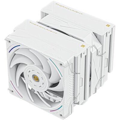 Thermalright Royal Pretor 130 Ultra White Refroidisseur d'air pour processeur, double tours, haute performance, 7 tuyaux thermiques, couvercle supérieur blanc brossé, pour AM4/AM5, Intel lga1851/1700 - Publicité Thermalright Royal Pretor 130 Ultra White Refroidisseur d'air pour processeur, double tours, haute performance, 7 tuyaux thermiques, couvercle supérieur blanc brossé, pour AM4/AM5, Intel lga1851/1700 - Publicité