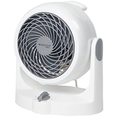 Iris Ohyama 530372 Ventilateur Silencieux de Bureau Woozoo HD15N, Plastique, Blanc, 34 W, 13 m², 24,1 x 17,5 x 26,6 cm - Publicité Iris Ohyama 530372 Ventilateur Silencieux de Bureau Woozoo HD15N, Plastique, Blanc, 34 W, 13 m², 24,1 x 17,5 x 26,6 cm - Publicité