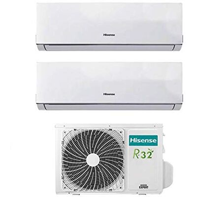 Hisense Climatiseur Inverter New Comfort Dual Split 7000+12000 7+12 Btu 2AMW42U4RRA R-32 A++ - Publicité Hisense Climatiseur Inverter New Comfort Dual Split 7000+12000 7+12 Btu 2AMW42U4RRA R-32 A++ - Publicité