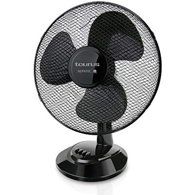 TAURUS Ventilateur de Table Noir 40 Cm - Publicité TAURUS Ventilateur de Table Noir 40 Cm - Publicité