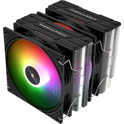 Thermalright Peerless Assassin 120 ARGB Noir V3 Refroidisseur d'air pour processeur, 6 caloducs, double ventilateur de processeur, couvercle supérieur noir, pour AM4/AM5, Intel lga1851/1700/115X/1200 - Publicité Thermalright Peerless Assassin 120 ARGB Noir V3 Refroidisseur d'air pour processeur, 6 caloducs, double ventilateur de processeur, couvercle supérieur noir, pour AM4/AM5, Intel lga1851/1700/115X/1200 - Publicité