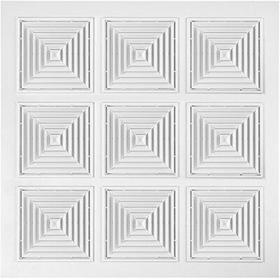 Awenta suspendu au plafond Grill 595 x 595 Plastique Blanc NEUF Motif (RS) - Publicité Awenta suspendu au plafond Grill 595 x 595 Plastique Blanc NEUF Motif (RS) - Publicité