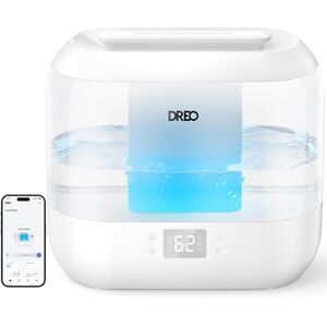 DREO Humidificateur intelligent 4L, brume froide silencieuse 28 dB, capteur d’humidité, écran LED, diffuseur d’huiles essentielles, 36 h, remplissage par le haut, contrôle app et vocal - Publicité DREO Humidificateur intelligent 4L, brume froide silencieuse 28 dB, capteur d’humidité, écran LED, diffuseur d’huiles essentielles, 36 h, remplissage par le haut, contrôle app et vocal - Publicité