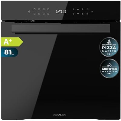 Cecotec Four Encastrable Bolero Hexa 9506000 Glass Black A de 81 L. 11 Fonctions avec Airfryer Master, Pizza Master, Cuisson 3D, Base vapeur X2, Faible consommation, Nettoyage facile, 5 Positions - Publicité Cecotec Four Encastrable Bolero Hexa 9506000 Glass Black A de 81 L. 11 Fonctions avec Airfryer Master, Pizza Master, Cuisson 3D, Base vapeur X2, Faible consommation, Nettoyage facile, 5 Positions - Publicité