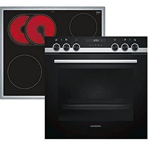 Siemens eq521ka00 Céramique four électrique Set d'appareils de cuisine – set d'appareil ménager de cuisine (céramique, verre et céramique, noir, 1200 W, toucher, 58,3 cm) - Publicité