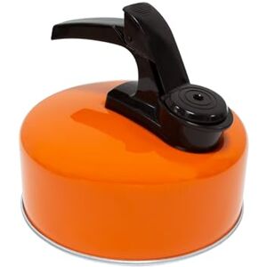 Milestone Camping Bouilloire de camping en acier inoxydable 1 Litre Orange Sifflement Bouilloire Théière Cafetière Intérieur Extérieur Camping Randonnée Pique-nique - Publicité Milestone Camping Bouilloire de camping en acier inoxydable 1 Litre Orange Sifflement Bouilloire Théière Cafetière Intérieur Extérieur Camping Randonnée Pique-nique - Publicité