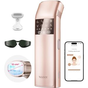 SALLOOT Épilateur Lumière Pulsée IPL pour les femmes et les hommes, Super Rapide Triple Pulsées, Refroidissement par Saphir à 3°C, Indolore, Dispositif Epilateur Laser pour le Visage, Bikini, Pubis - Publicité SALLOOT Épilateur Lumière Pulsée IPL pour les femmes et les hommes, Super Rapide Triple Pulsées, Refroidissement par Saphir à 3°C, Indolore, Dispositif Epilateur Laser pour le Visage, Bikini, Pubis - Publicité