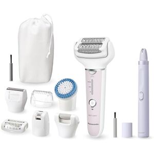 Panasonic ES-EYL9-P503 Épilateur sans Fil Sec & Humide pour Sourcils/Poils du Visage pour Femmes Épilation des Poils Courts, 3 Vitesses Réglables, Accessoires pour Pieds, Maillot, Blanc/Violet Clair - Publicité Panasonic ES-EYL9-P503 Épilateur sans Fil Sec & Humide pour Sourcils/Poils du Visage pour Femmes Épilation des Poils Courts, 3 Vitesses Réglables, Accessoires pour Pieds, Maillot, Blanc/Violet Clair - Publicité