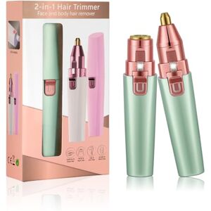 URAQT Epilateur Visage, Femme Stylo Rasoir Electrique, Tondeuse Femme Sourcil sans Fil Rechargeable pour Lèvres Bikini Bras avec LED, Vert - Publicité URAQT Epilateur Visage, Femme Stylo Rasoir Electrique, Tondeuse Femme Sourcil sans Fil Rechargeable pour Lèvres Bikini Bras avec LED, Vert - Publicité