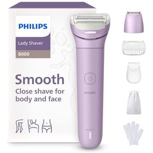 PHILIPS Lady Shaver série 8000 – rasoir sans fil, sur peau sèche ou mouillée, système de rasage à 3 lames, tête flexible, éclairage LED, jambes, corps et maillot, autonomie 100 min, modèle BRL149/00 - Publicité PHILIPS Lady Shaver série 8000 – rasoir sans fil, sur peau sèche ou mouillée, système de rasage à 3 lames, tête flexible, éclairage LED, jambes, corps et maillot, autonomie 100 min, modèle BRL149/00 - Publicité