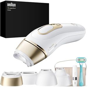 Braun Epilateur Lumiere Pulsee Silk·expert Pro 5 PL5442, Blanc et Or – Alternative au Laser à Domicile, Filaire, avec Pochette, Rasoir Gillette Venus, 4 Têtes - Publicité Braun Epilateur Lumiere Pulsee Silk·expert Pro 5 PL5442, Blanc et Or – Alternative au Laser à Domicile, Filaire, avec Pochette, Rasoir Gillette Venus, 4 Têtes - Publicité