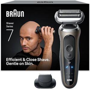 Procter & Gamble Braun Series 7 Rasoir électrique pour homme, avec autonomie de 60 minutes, embout de tondeuse de précision, rasoir sans fil humide et sec, fabriqué en Allemagne, étanche, 72-C1200s, doré - Publicité Procter & Gamble Braun Series 7 Rasoir électrique pour homme, avec autonomie de 60 minutes, embout de tondeuse de précision, rasoir sans fil humide et sec, fabriqué en Allemagne, étanche, 72-C1200s, doré - Publicité