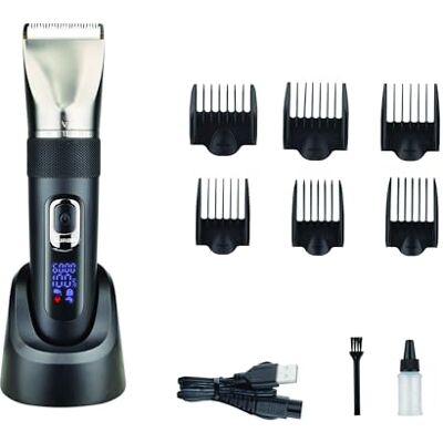 LITTLE BALANCE 8899 Turbo Performance, Tondeuse Cheveux Homme, Autonomie 1h40, Utilisation avec ou sans fil, Charge USB, Etanche, Lames détachables, 6 guides de coupe + molette d'ajustement, Noir - Publicité LITTLE BALANCE 8899 Turbo Performance, Tondeuse Cheveux Homme, Autonomie 1h40, Utilisation avec ou sans fil, Charge USB, Etanche, Lames détachables, 6 guides de coupe + molette d'ajustement, Noir - Publicité