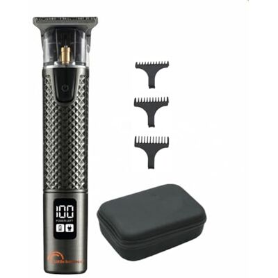 LITTLE BALANCE 3004 Diamant Travel, Tondeuse Barbe Homme, Autonomie 2h, Utilisation avec ou sans fil, Charge rapide USB-C, Lames en T pour tous les contours du visage, 3 guides de coupe, Noir - Publicité LITTLE BALANCE 3004 Diamant Travel, Tondeuse Barbe Homme, Autonomie 2h, Utilisation avec ou sans fil, Charge rapide USB-C, Lames en T pour tous les contours du visage, 3 guides de coupe, Noir - Publicité