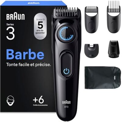 Braun BT3565 - Tondeuse pour barbe Série 3 Réglages de longueur - Publicité Braun BT3565 - Tondeuse pour barbe Série 3 Réglages de longueur - Publicité