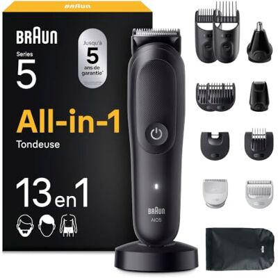 Braun AIO5565 - Tondeuse avec kit de toilettage 13-en-1 - Publicité Braun AIO5565 - Tondeuse avec kit de toilettage 13-en-1 - Publicité