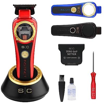 STYLECRAFT Tondeuse à Cheveux Professionnelle Homme Instinct by Gamma Più, Trimmer avec Moteur Vectoriel avec Contrôle Direct du Couple, 180 Min d'autonomie sans fil, Lame Réglable 0 Gap, 3 Coques - Publicité STYLECRAFT Tondeuse à Cheveux Professionnelle Homme Instinct by Gamma Più, Trimmer avec Moteur Vectoriel avec Contrôle Direct du Couple, 180 Min d'autonomie sans fil, Lame Réglable 0 Gap, 3 Coques - Publicité
