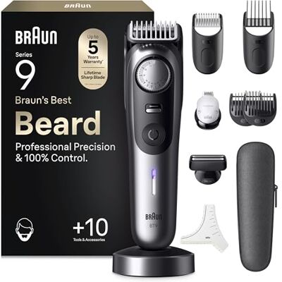 Braun BT9545 - Tondeuse de précision - Taille barbe - Publicité Braun BT9545 - Tondeuse de précision - Taille barbe - Publicité