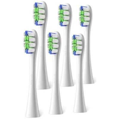 Oclean Standard Clean Têtes de brosse compatibles avec la brosse à dents électrique , lot de 6 têtes de brosse électriques avec soies DuPont Blanc - Publicité Oclean Standard Clean Têtes de brosse compatibles avec la brosse à dents électrique , lot de 6 têtes de brosse électriques avec soies DuPont Blanc - Publicité