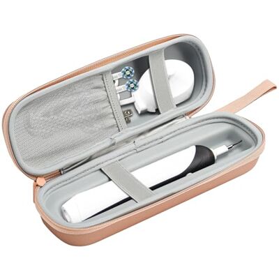 ProCase Étui pour Brosse à Dents Électrique Oral-B Vitality Pro/Oral-B Pro et Philips Sonicare ou Autres Modèles de Même Taille, Extérieur EVA Antichoc, Intérieur Cuir PU Hygiénique -Rose Or - Publicité ProCase Étui pour Brosse à Dents Électrique Oral-B Vitality Pro/Oral-B Pro et Philips Sonicare ou Autres Modèles de Même Taille, Extérieur EVA Antichoc, Intérieur Cuir PU Hygiénique -Rose Or - Publicité