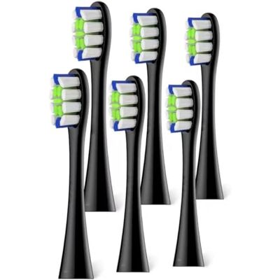 Oclean Standard Clean Têtes de brosse compatibles avec la brosse à dents électrique , lot de 6 têtes de brosse électriques avec soies DuPont Noir - Publicité Oclean Standard Clean Têtes de brosse compatibles avec la brosse à dents électrique , lot de 6 têtes de brosse électriques avec soies DuPont Noir - Publicité