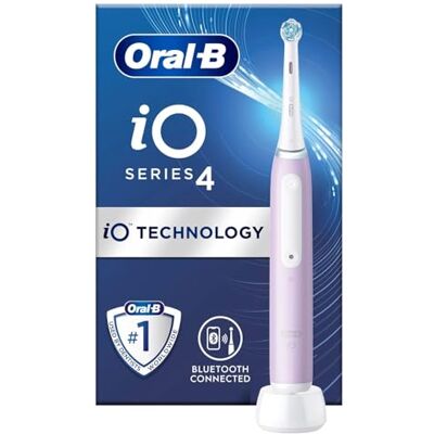 Brosse à dents électrique Oral-B Lavender iO Series 4S - Publicité Brosse à dents électrique Oral-B Lavender iO Series 4S - Publicité
