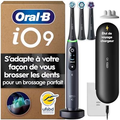 Oral-B - iO Series 9N - Black Onyx - Brosse à dents - Publicité Oral-B - iO Series 9N - Black Onyx - Brosse à dents - Publicité