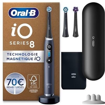 Brosse à dents électrique Oral-B iO Series 8 Plus - Noir Onyx - Publicité Brosse à dents électrique Oral-B iO Series 8 Plus - Noir Onyx - Publicité