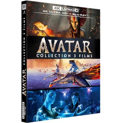 Avatar Collection 3 films : Avatar + Avatar : La Voie de l'eau + Avatar : De Feu et de cendres - Publicité Avatar Collection 3 films : Avatar + Avatar : La Voie de l'eau + Avatar : De Feu et de cendres - Publicité