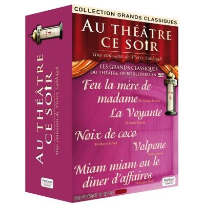 Coffret 5 DVD : Au Théâtre Ce Soir Volume4 - Publicité Coffret 5 DVD : Au Théâtre Ce Soir Volume4 - Publicité