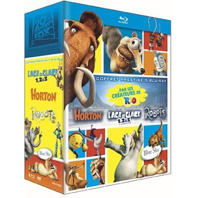 L'Âge de Glace 1 2 3 Robots Horton Coffret 5 Blu-ray + 1 DVD Bonus - Publicité L'Âge de Glace 1 2 3 Robots Horton Coffret 5 Blu-ray + 1 DVD Bonus - Publicité