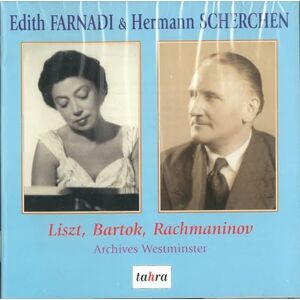 Farnadi-Scherchen Liszt, Bartok, Rachmaninov - Publicité Farnadi-Scherchen Liszt, Bartok, Rachmaninov - Publicité