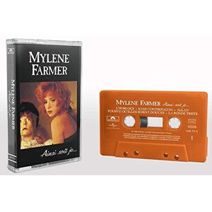 Mylene Farmer cassette K7 album Ainsi Soit Je... exclusivité réédité en couleur orange - Publicité Mylene Farmer cassette K7 album Ainsi Soit Je... exclusivité réédité en couleur orange - Publicité
