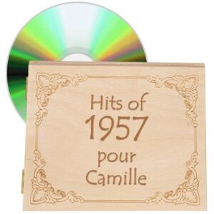 Compilation CD 1957 Musique de l'année 1957- pochette personnalisée - Publicité Compilation CD 1957 Musique de l'année 1957- pochette personnalisée - Publicité